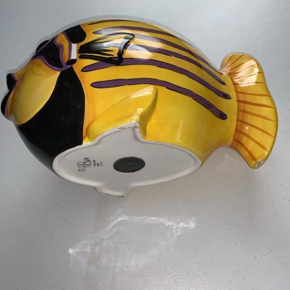 Other Studio Nova Ceramic Fish Bank Poshmark